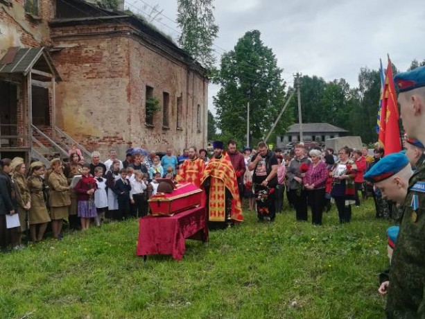 В Ярославской области прошла церемония захоронения красноармейца Соловьева Алексея Ивановича, найден