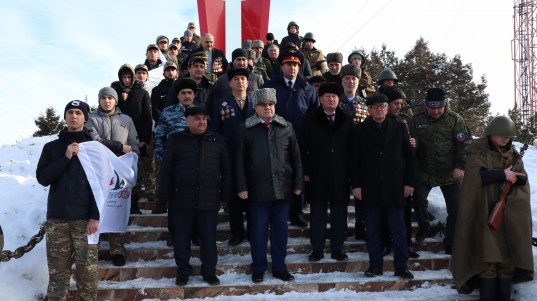 В Хасавюрте прошла торжественная церемония закрытия республиканской Вахты Памяти