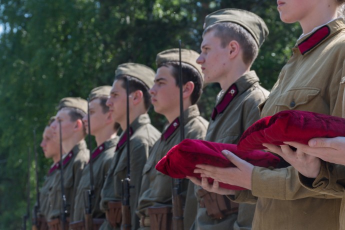 В Кирове состоялась торжественно-траурная церемония погребения погибших в бою защитников Родины