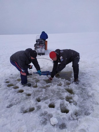 «Разведывательно-водолазная команда» обследует дно Рыбинского водохранилища