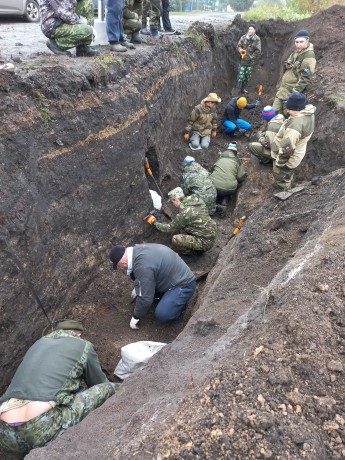 Курские поисковики подняли останки 132 советских солдат