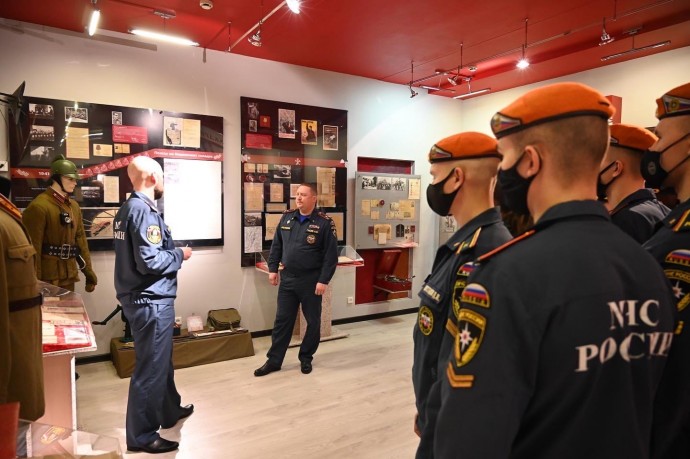 В музее Академии ГПС МЧС России открылась новая экспозиция, посвященная блокадному Ленинграду