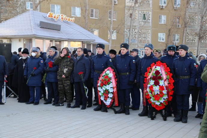 В Астрахани открыли Мемориал «Черный тюльпан», посвященный погибшим воинам за пределами России