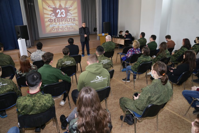 Астраханские поисковики организовали мероприятие «Российский воин бережёт родной страны покой и слав