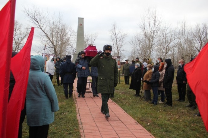 В Ульяновской области состоялась церемония захоронения красноармейца Гусева Григория Михайловича