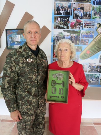 Поисковики отряда «Обелиск» встретились с родственниками старшего лейтенанта Н.В. Талалихина
