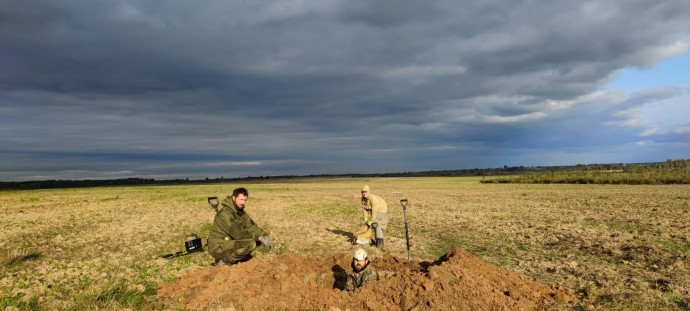 Девять красноармейцев обнаружили поисковики отряда «Последний бой» в Тверской области