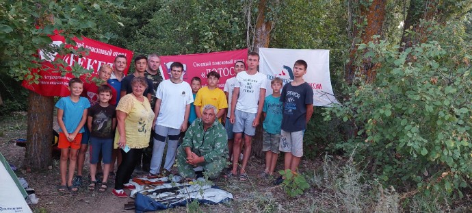 Астраханский сводный поисковый отряд принял участие в экспедиции в Волгоградской области