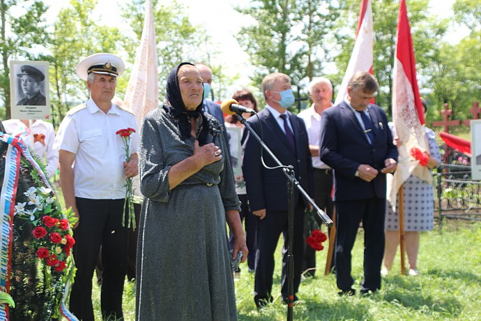 Торжественная церемония перезахоронения останков уроженца Пензенской области, красноармейца, Алексан