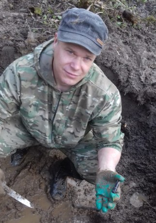 Семь красноармейцев обнаружили поисковики московского отряда «Кобальт» в Смоленской области