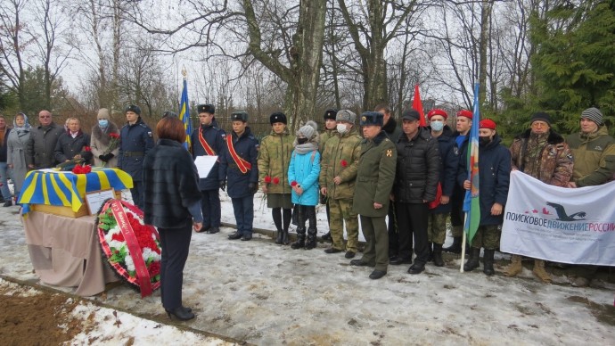 Во Владимирской области состоялась церемония захоронения летчика Сергея Андреева