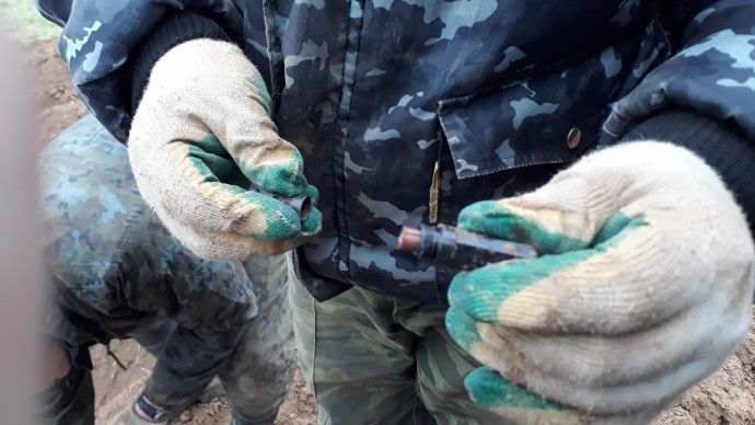 Московские поисковики обнаружили останки 40 красноармейцев в Калужской области