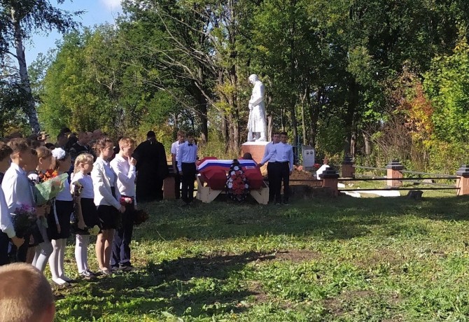 В Липецкой области похоронили четверых красноармейцев