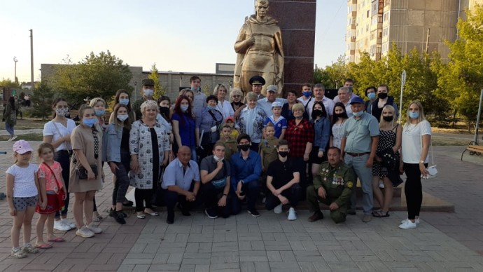 В Павлодаре 22 июня на территории музея Воинской Славы прошла акция «Свеча памяти»