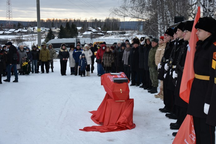 В Красноярском крае прошло захоронение красноармейца Алянчикова Алексея Андреевича