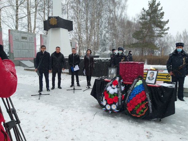 В Пермском крае состоялась церемония захоронения красноармейца Василиея Байдина