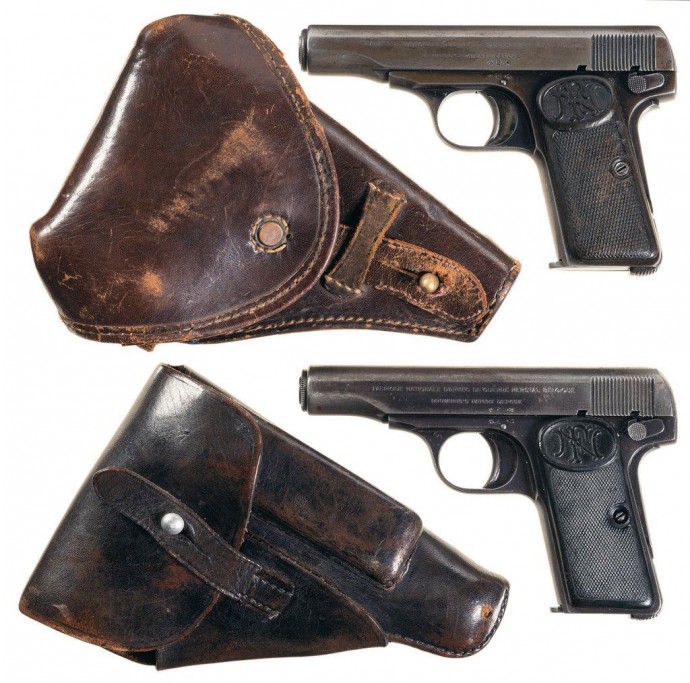 FN - Browning 1910, 1922 и 380 (Бельгия)
