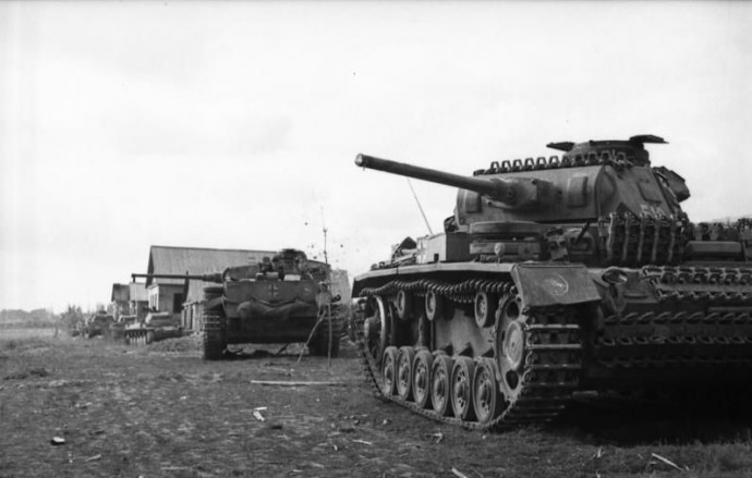 немецкие танки в Сталинграде