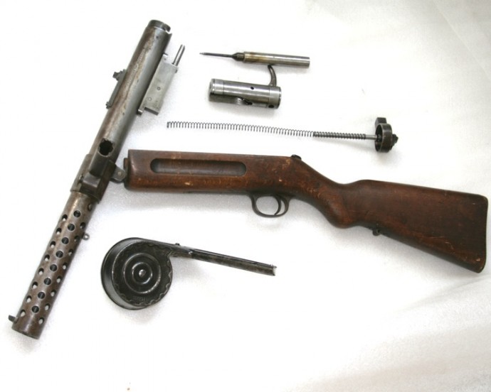 Пистолет-пулемет МР-18 разборка