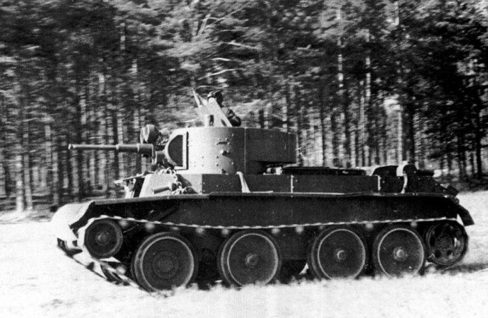 испытание танка БТ-7
