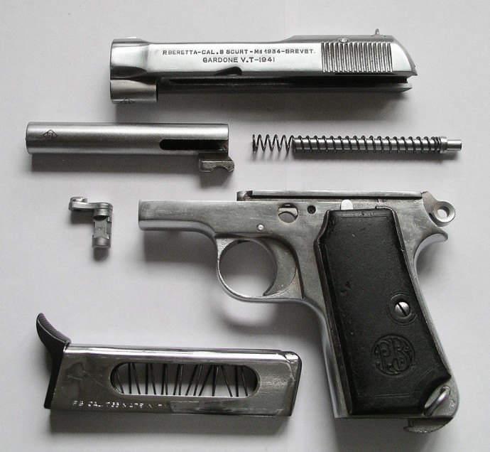 разборка Пистолета Beretta model 34/1934