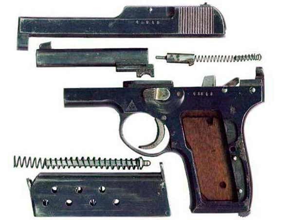 чертеж пистолета ТК