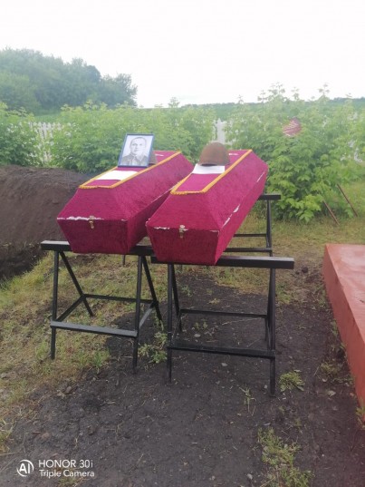 25 бойцов РККА перезахоронены в с.Александровка Белгородской области 1